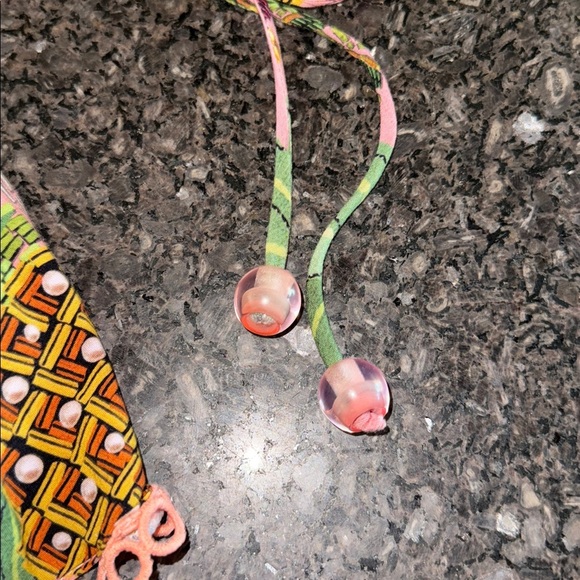 Farm Rio Mixed Fruit Ruffled Crop Top - Picture 6 of 10